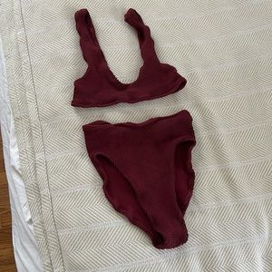 Brand new You Swim Eva High Waist 2 piece - Garnet